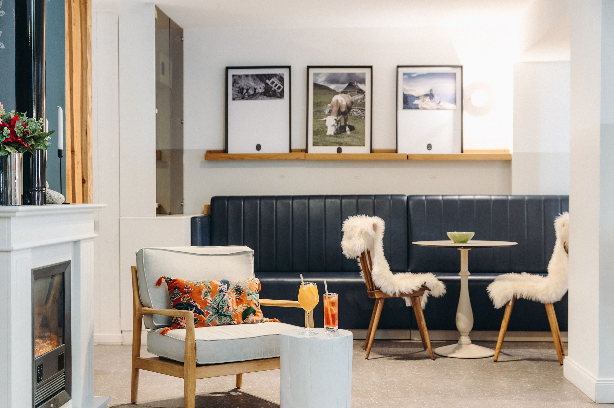 bar & reading place in Saint Gervais